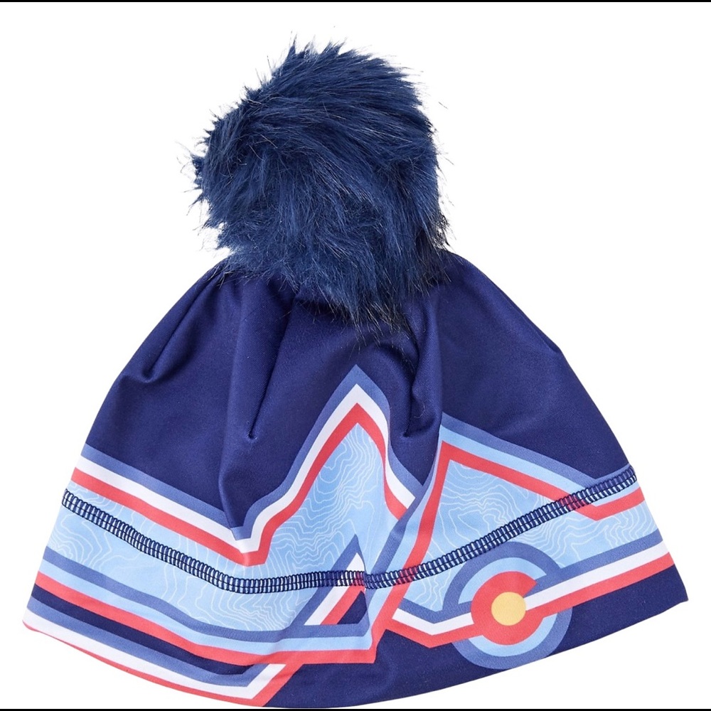NWT Krimson Klover Mile High Beanie Hat Removable Pom Pom New - Picture 7 of 8